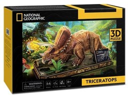 Cubic Fun PUZZLE 3D NATIONAL GEOGRAPHIC TRICERATOPS
