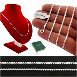 SREBRNY ŁAŃCUSZEK MĘSKI BISMARK DŁUGI 75 CM 2