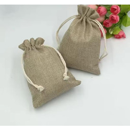 5x Woreczek jutowy ze sznurkiem Torebka EKO