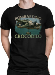 Bombardino Crocodilo - Italian Brainrot - męska koszulka