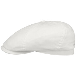 Kaszkiet Cotton Twill by Stetson, biały, cm