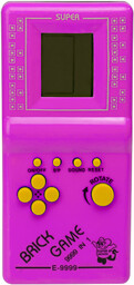Elektroniczna gierka Tetris różowa