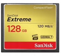 Karta Pamięci Compact Flash Cf 128GB Extreme 120MB/s