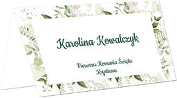 Winietki personalizowane składane na I Komunię Świętą -