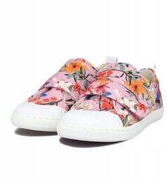 Mido Tenisówki bawełniane dziewczęce 30-90 Flow floral pink