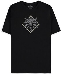 DIFUZED Koszulka The Witcher Wolf (rozmiar 2XL) Czarny