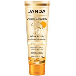 Janda Parasol Słoneczny Nawilżająco-wygładzający balsam do ciała SPF50,