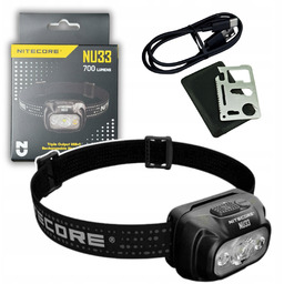 Latarka czołowa Nitecore NU33 Usb C lekka mocna
