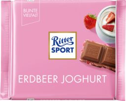 Czekolada Ritter Sport Erdbeer joghurt 100g