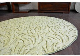 DYWAN koło IVANO zieleń koło 100 cm