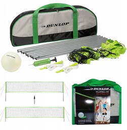 Dunlop Siatka do siatkówki Słupki badminton +piłka