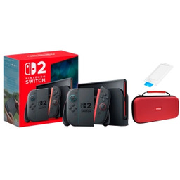 Nintendo Switch 2 Joy-Con Czarny + Etui Trust