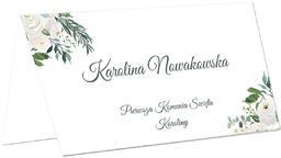 Winietki personalizowane składane na I Komunię Świętą -