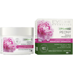 EVELINE Organic Peony łagodzący krem przeciwzmarszczkowy 50ml