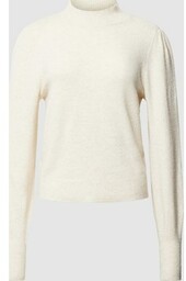 Sweter z efektem melanżu i bufiastymi rękawami model