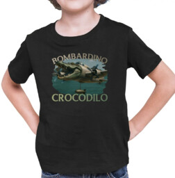 Bombardino Crocodilo - Italian Brainrot - dziecięca koszulka
