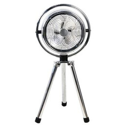 Wentylator podłogowy chrom Ø20 cm