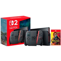 Nintendo Switch 2 Joy-Con Czarny + Cyberpunk 2077