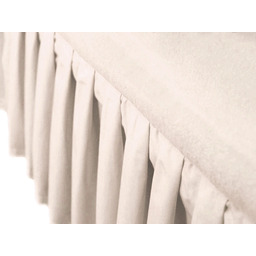 Falbanka do łóżeczka maskuje i dekoruje