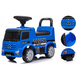 Jeździk interaktywny pchacz jeździk auto Mercedes Antos Blue