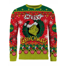 Świąteczny sweter Grinch - Christmas Jumper (rozmiar S)