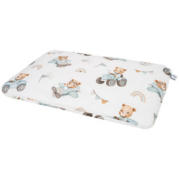 Bambusowa Poduszka Przedszkolaka Traktory 40x60 cm