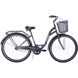 Rower miejski damski damka KOZBIKE 28'' grafitowy