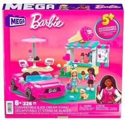 Bloks Barbie Kabriolet i stoisko z lodami HPN78