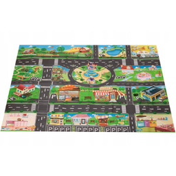 Mata Do Zabawy Miasto Ulica + Znaki Drogowe