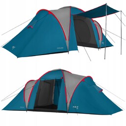 Namiot Ogrodowy 6 Osobowy Turystyczny Kempingowy Dwie Sypialnie