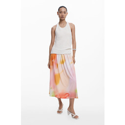 Długa cieniowana sukienka 2 w 1