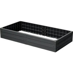 PROSPERPLAST Rabata ogrodowa Base Woody IBWR-S433 Antracyt