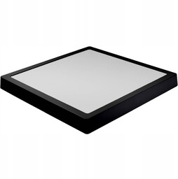 Panel LED kwadratowy natynkowy 24W 3000K czarny 350