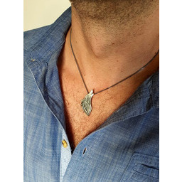 Wilk duży - zawieszka srebrna