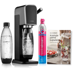 Saturator do wody gazowanej SodaStream Art - Czarny