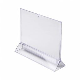 Stojak informacyjny typu T A5 poziomo plexi odlewany