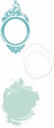 Sizzix Warstwowe przezroczyste znaczki - Artsy Regal Frame