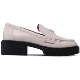 Loafersy Coach Leah CB990 Beżowy