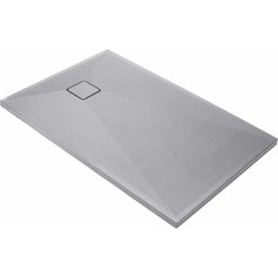 DEANTE Brodzik prostokątny CORREO granitowy 100x90 szary metalik