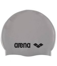 Arena classic silicone cap szary