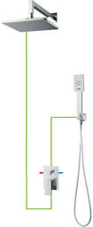 System prysznicowy podtynkowy Fresh SYS FR10 CR Omnires