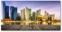 Foto obraz szkło hartowane Singapur