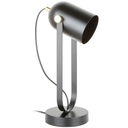 Zumaline Stojąca lampa biurkowa Aries regulowana metalowa srebrna