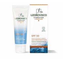 Uzdrovisco Peptydowy krem antyoksydacyjny przeciw przebarwieniom SPF 50,