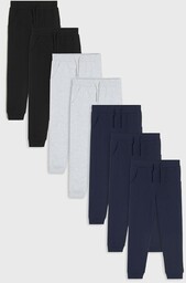 Sinsay - Spodnie dresowe jogger 7 pack -