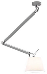 Azzardo Pokojowa lampa wisząca Zyta na wysięgniku aluminium