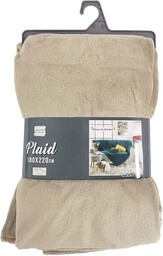 DOUCEUR D''INTERIEUR FLANOU koc do przytulania, poliester, taupe,