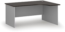 Biurko narożne PRIMO GRAY, 1600 x 1200 mm,