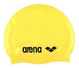 Czepek do pływania arena classic silicone cap żółty