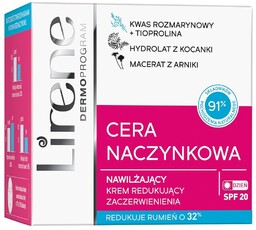 Cera Naczynkowa nawilżający krem redukujący zaczerwienienia na dzień